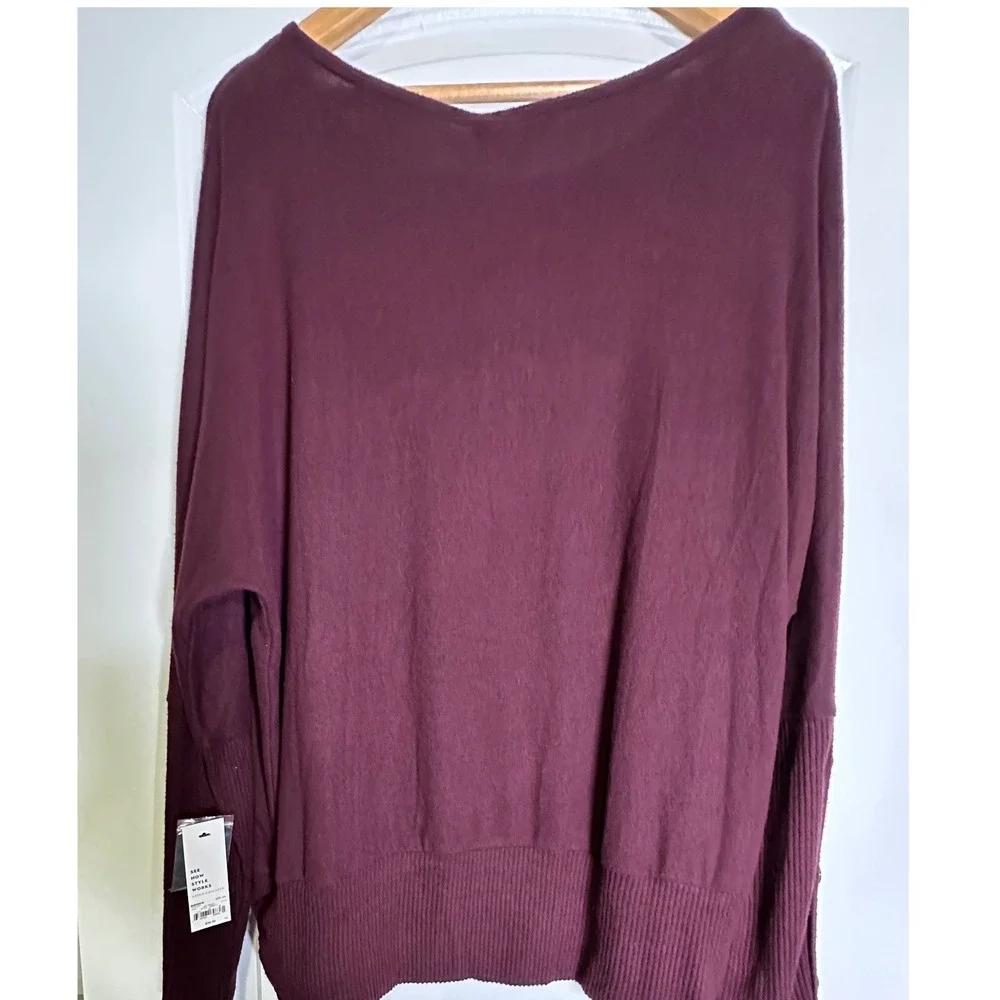 NEW Apt 9 Women's‎ Sweater XXL Burgundy  Long Sleeve